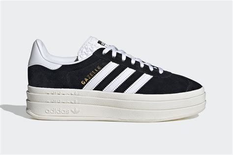 adidas gazelle bold schwarz damen|adidas gazelle platform sneakers.